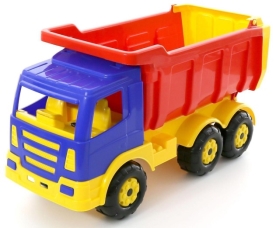 Купити Дитячий іграшковий автомобіль-самоскид Wader Polesie Преміум,  рухливий кузов, різнокольоровий, ціна 1011.15 ₴ - Prom.ua (ID# 1507437987)